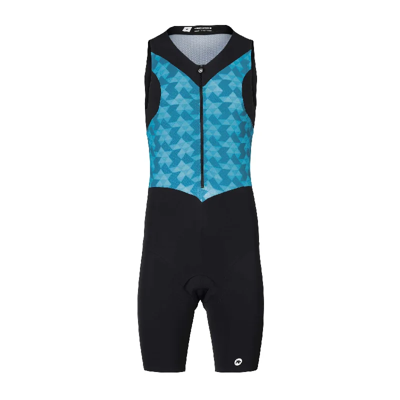 Women's TRIATOR NS Speedsuit - Adamant Blue Warm Hoodie Sweatshirt Style