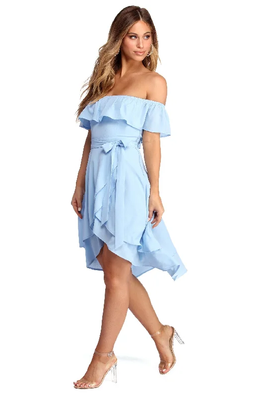 Chasing Dreams Ruffle Dress Lounge unclassified dresses
