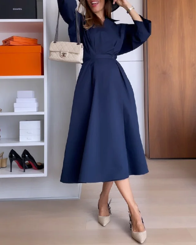 Solid colour wrap dress Discounted unclassified dresses