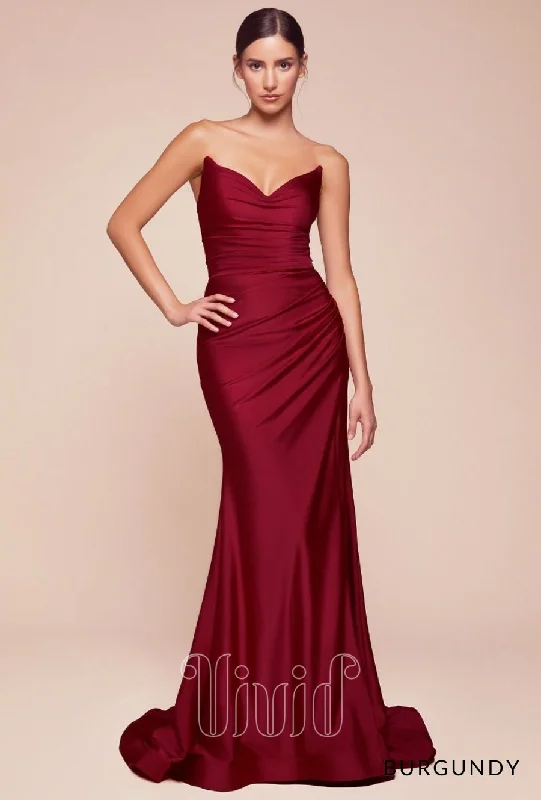 Kiara Strapless Gown Chiffon unclassified dresses