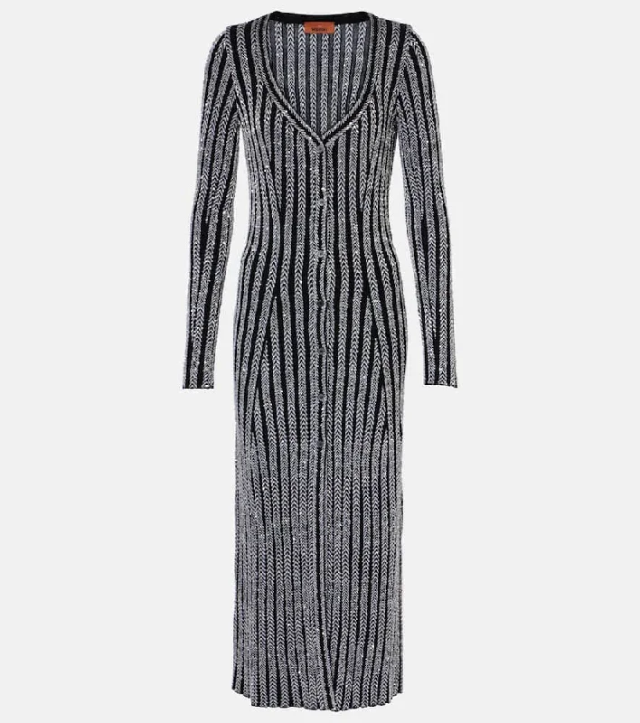 Missoni Lam√É¬© midi dress Elegant Midi Dress