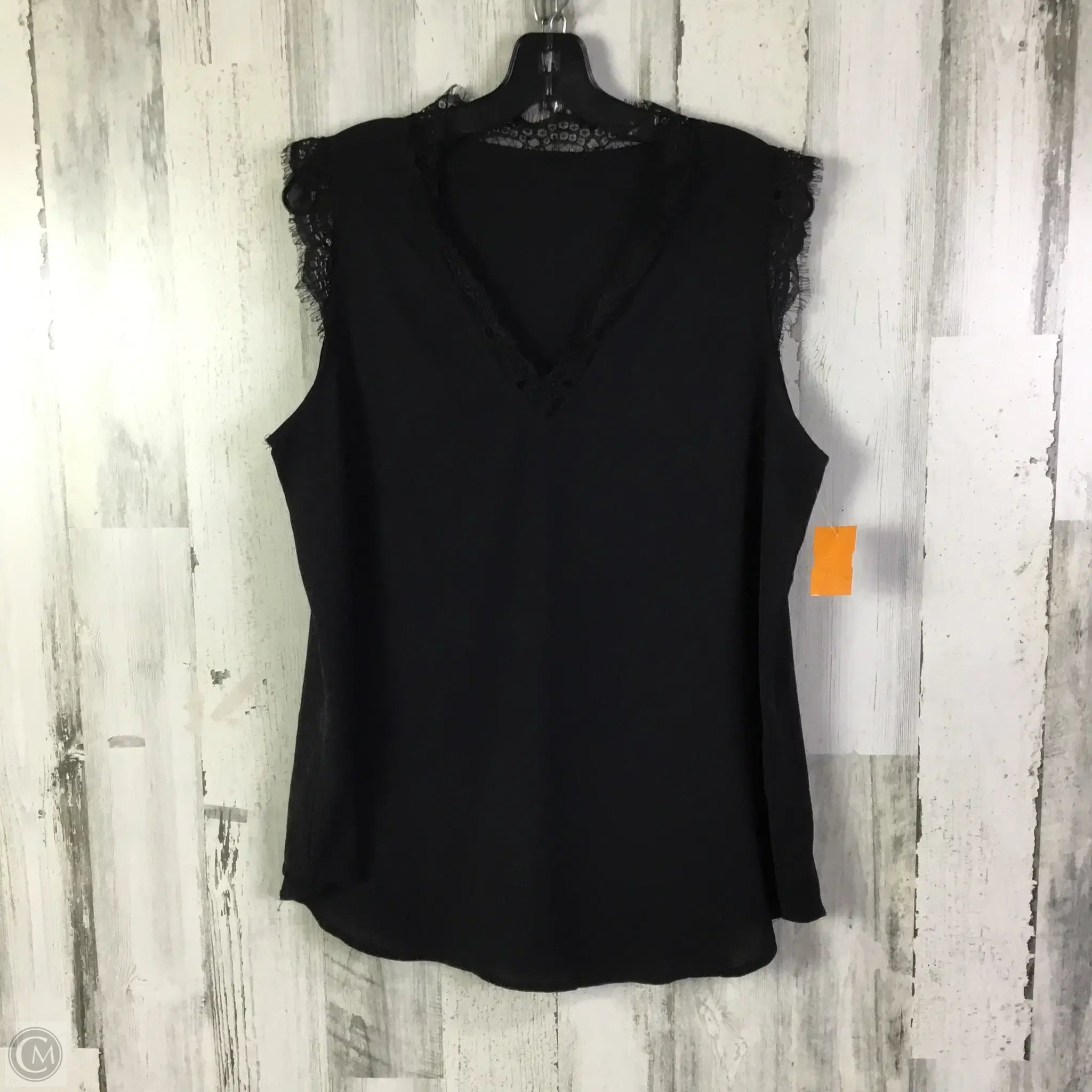 Top Sleeveless By Cmf In Black, Size: Xl