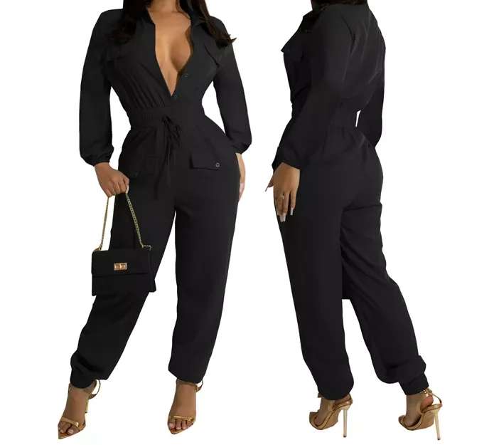 Pockets Jumpsuit Pastel unclassified skirts