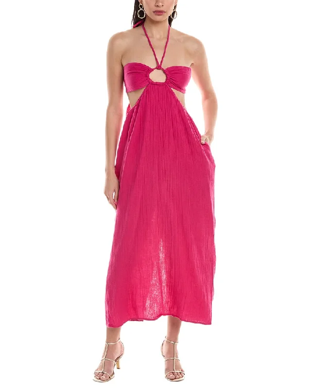 Mara Hoffman Laila Maxi Dress Plaid Maxi Skirt